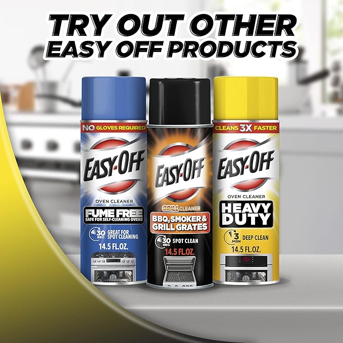 Easy Off Heavy Duty Degreaser Cleaner Spray, 32 Ounce (Pack of 2)