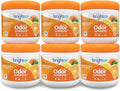 Bright Air 14 oz. Super Odor Eliminator, For Medium-Size Spaces, Mandarin Orange and Fresh Lemon Scent, Case of 6, Air Freshener, Natural Essential Oils, Lasts Up to 90 Days Each