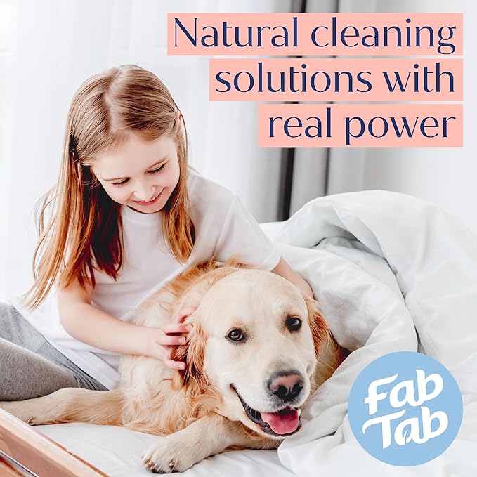 FabTab Coconut and Cellulose Sponges, Plant-Based, Non-Scratch Cleaning Sponges for Dishes, Sinks, Stoves, Countertops, Odorless Kitchen Sponge, Reusable, Dishwasher Safe 6-Count
