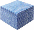 Disposable Cleaning Cloths Reusable Dsih Cloths for Kitchen Disposable Dish Rag Dry Fast 11.8x11.8 inch Pack of 100, Blue