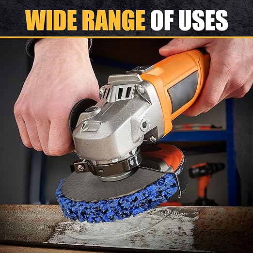 10Pcs Strip Discs Stripping Wheels, Paint Stripper Wheels 4" x 5/8" Rust Remover Wheel Remove Paint for Angle Grinder Paint Strip Wheel Quick Abrasive Discs Rust