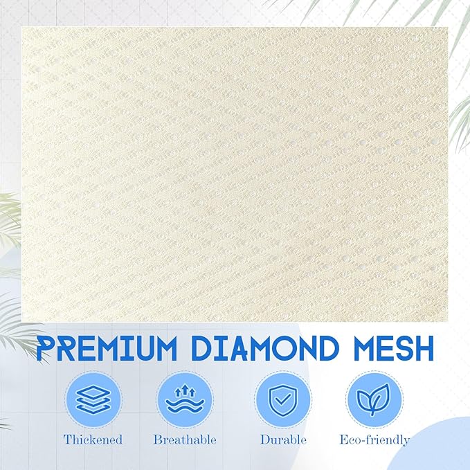 6 Pack 20 x 17 Inches Colorful Mesh Laundry Bag with Handles Machine Washable Secure Drawstring Closure Large Sturdy Mesh Net Laundry for College Travel Dorm Laundromat