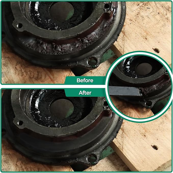 2PCS Carbide Scraper Set(1-1/4 inch & 5/8 inch),Super Gasket Scraper with Durable Tungsten Tip for Remove Gaskets, Carbon and More from Varied Surfaces