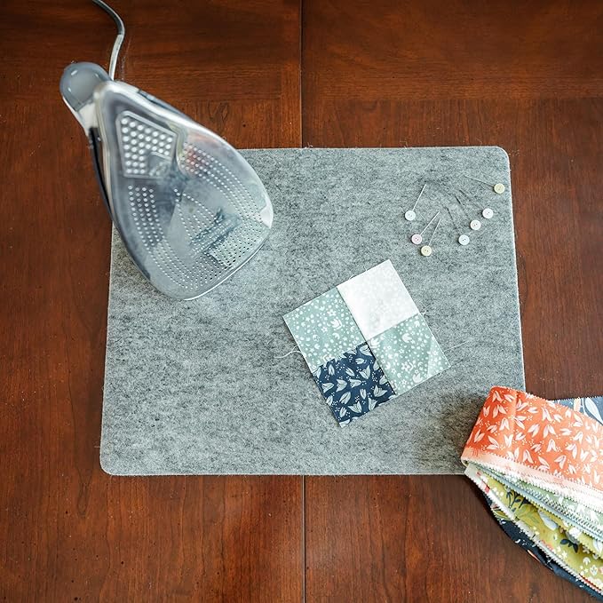 Novodon Merino Wool Pressing Mat for Quilting 17" x 13.5" 100% Merino Wool Pressing Mat for Quilting and Ironing