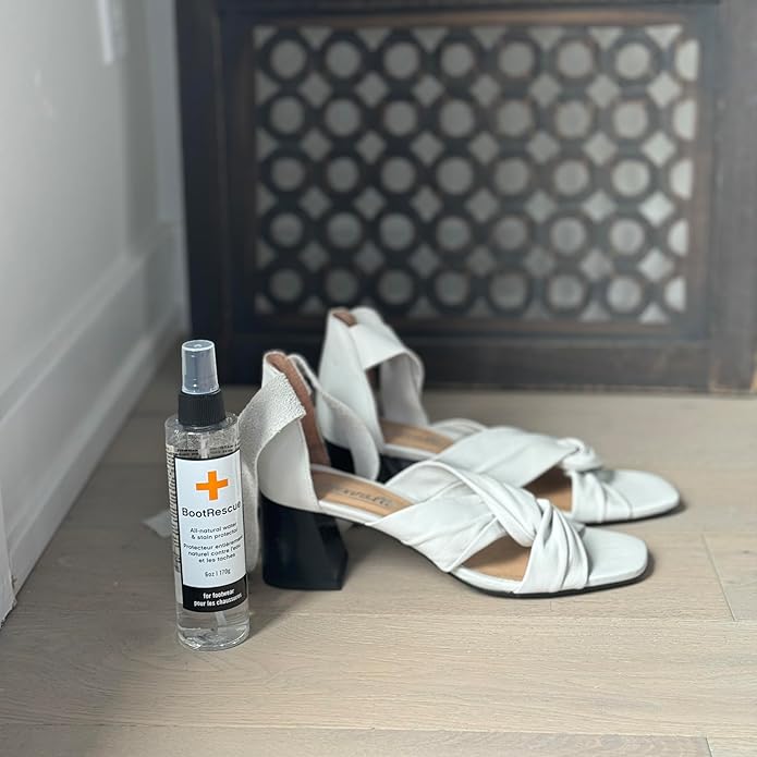 Boot Rescue All-Natural Protector Spray | Premium Waterproof + Stainproof Spray for Leather, Suede & Fabric | Protect Boots, Shoes & Bags | 6oz/170mL