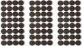 Furnigear Felt Furniture Pads for Hardwood Floors - Self Adhesive Chair Felt Pad, Floor Protector for Furniture Feet, Furniture Sliders Moving Furniture Smoothly, Anti Scratch 96 Pcs 3/4" Round Brown