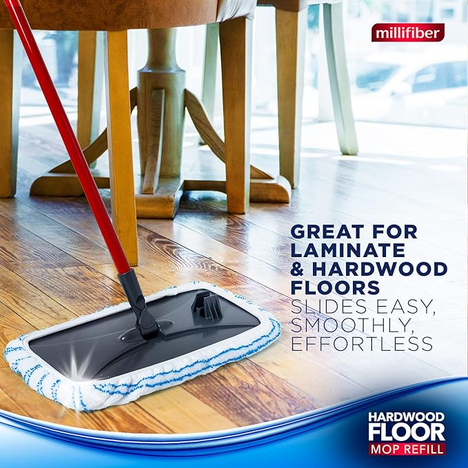 Microfiber Mop Refills 15x8 Inches, 12-Pack (Mop is Not Included)