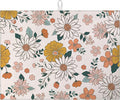 Boho Flower Dish Drying Mat for Kitchen Counter Microfiber Absorbent Dish Kitchen Drying Mat Draining Reusable Washable for Dishes/Utensils/Counterto
