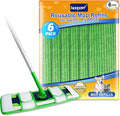 KEEPOW XL Mop Pads Compatible with Swiffer Sweeper XL, 6 Pack Wet Pads Refills Dry Sweeping Cloths, Reusable Pads for X-Large