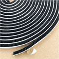 Felt Weather Stripping Door Seal Brush for Sliding Windows, Pile Self Adhesive Weatherstrip Sealer Draft Stoppers (16.5ft x11/32 x 3/16 Brush inch, Black)