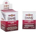 18 Pack Stain Remover Wipe – Travel Wipes for Clothes, Carpet, Upholstery, & Laundry, Instant Removal of Stubborn Red Wine, Blood, Coffee - Everyday Stains, Pocket Stain Treater Towelettes