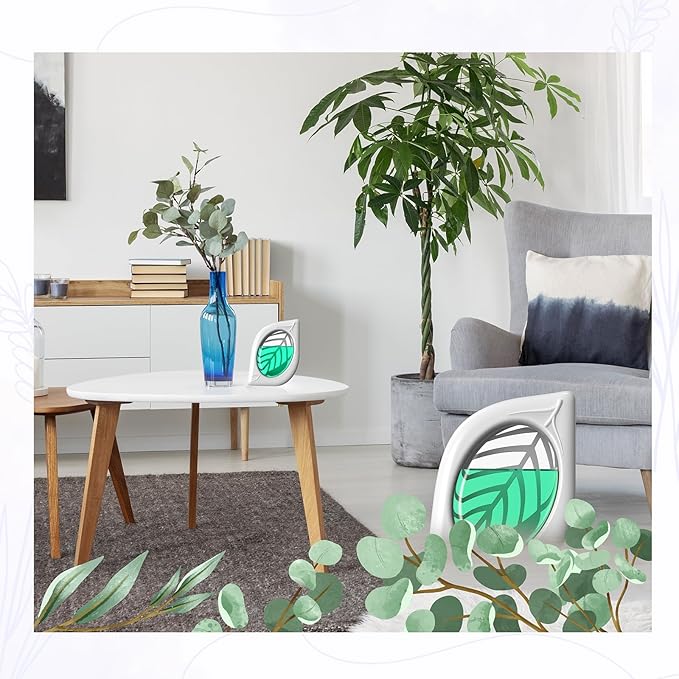 Air Freshener for Home, 4 Pack, Eucalyptus & Mint, Odor Eliminator for Small Area Closets Bathroom Pets Strong Odor, Up to 120 Days
