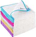 10-Piece Kitchen Dish Cloths Set, Reusable and Highly Absorbent Dishcloth Towels for Kitchens, Bathrooms and Cleaning Counters.