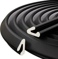 V-Shaped Weather Stripping Door Seal, 52.5FT Draft Stopper for Doors/Windows, Gaps, Dustproof, Soundproof & Thermal Insulating, Noise-Reducing, Light-Blocking Door Gap Filler
