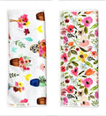 2 Double Sided Microfiber Hand Towels, 17x27 Inches Waffle Design Kitchen Towels Set, Durable & Soft Fast Drying Hand Wash Cloth, Everyday Use Dishcloth at Home (Petal Lane/Posey)