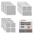 14 Sheets Window Screen Patches Repair Kit, Black 3 Sizes Window Screen Repair Kit for Mesh Screen Door, Strong Adhesive Fiberglass Quick Screen Repair Tape