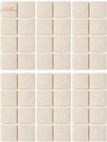 FURNIGEAR Felt Furniture Pads for Hardwood Floors - Self Adhesive Chair Felt Pads, Floor Protector for Furniture Feet, Furniture Sliders Moving Smoothly - Anti Scratch 48 Pcs 1-1/2" Square