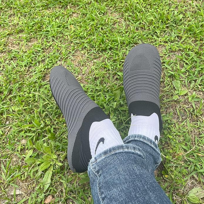 Adult Indoor House Slippers Socks Lightweight Non Slip Grip House Home Shoes for Women Men