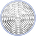 LEKEYE Shower Drain Hair Catcher | Strainer | Shower Stall Drain Cover | Bathroom Drain Protector Stainless Steel and Silicone(Light Blue)