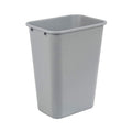 Amazon Basics Rectangular Commercial Office Wastebasket, 10 gallons (Pack of 1), Grey (Previously AmazonCommercial brand)