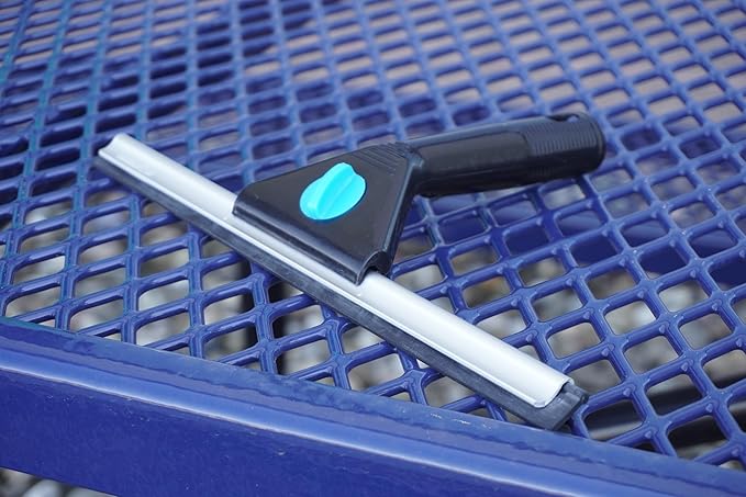 Moerman 12 Inch All Purpose Window Squeegee - Lightweight Durable Plastic Handle -Aluminum Channel with Streak Free Rubber - for Window Cleaning, Showers, and Mirrors