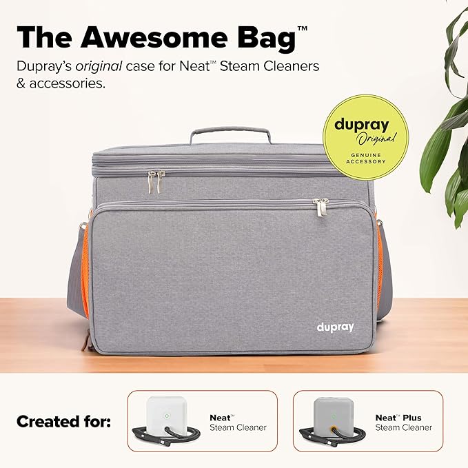 Dupray Neat Plus Steam Cleaner with 18-Piece Accessory Kit (incl. the Awesome Bag) A powerful multi-purpose steamer. *Kills 99.9% of Bacteria & Viruses