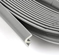 Weather Stripping Door Seal Strip Soundproof Q Foam Tape, Exterior Door Insulation Strip for Large Gap, Easy to Install(Grey, 40FT)