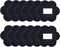 12-Pack Universal Trash Can Odor Absorbing Filters, Activated Charcoal Deodorizer for Trash Cans, Compost Buckets, Countertop and Recycle Bins (Flower)
