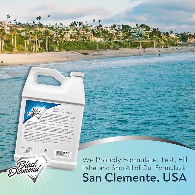 Black Diamond Stoneworks Stone & Tile Intensive Cleaner: Concentrated Deep Cleaner, Marble, Limestone, Travertine, Granite, Slate, Ceramic & Porcelain Tile.