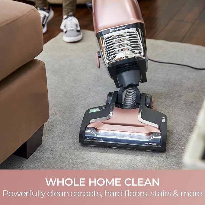 Kenmore BU4050 Intuition Bagged Upright Vacuum, liftup Cleaner with Hair Eliminator brushroll, pet Handi-Mate for Carpet, Hard Floor, Rose Gold