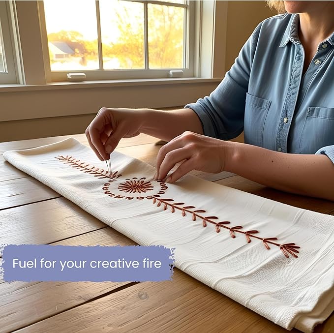 Flour Sack Towels| TeaTowel for Crafts| Kitchen Dish Cotton Blank Towel for Embroidery|Baking Bread Proofing Linen Cover| Thick Absorbent Quick Dry| 24 Pack 28"x28" White