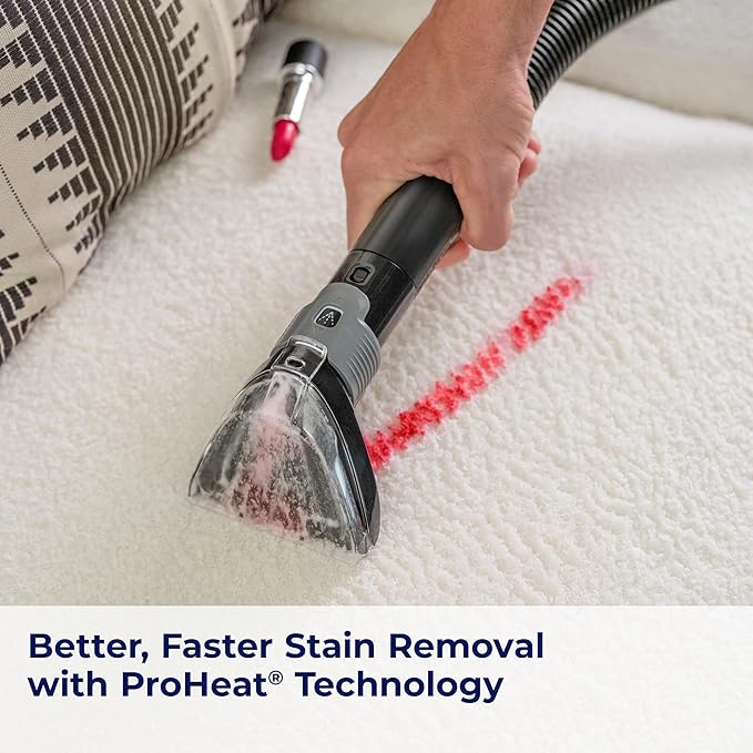 BISSELL® Little Green® Proheat® Pet, Portable Deep Cleaner with Heated Cleaning Technology, Self-Cleaning Tough Stain Tool and Pet Pro Oxy Triple Action Formula Included, 3969