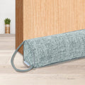 NABOWAN 38" Weighted Under Door Draft Stopper -Triangular Door Draft Blocker with Hook Loops for Easy Install, Save Energy, Home Room Essentials