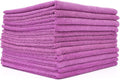 The Rag Company - All-Purpose Microfiber Terry Cleaning Towels - Commercial Grade, Highly Absorbent, Lint-Free, Streak-Free, Kitchens, Bathrooms, Offices, 300gsm, 12in x 12in, Lavender (12-Pack)