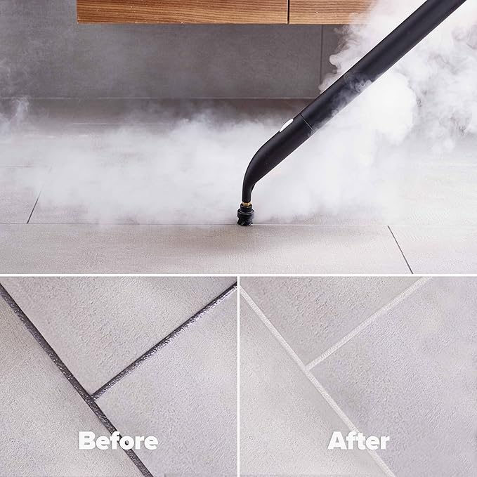 Dupray Neat Plus Steam Cleaner with 40-piece Accessory Kit - Powerful multi-purpose steamer designed for deep cleaning floors, upholstery, grout, and more. *Kills 99.9% of Bacteria & Viruses