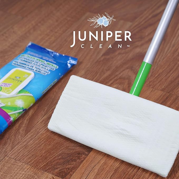 Wet Floor Wipes, Multi Surface Floor Cleaner Wet Mop Pads Fit Swiffer Sweeper Mop, Fresh Scent & Plant-Based Textured Cloth Trap Absorb Dirt, 20 Count (Pack of 30)