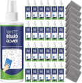 24 Pack Non-toxic Whiteboard Cleaner 8.5fl oz Dry Erase Board Cleaner with 12 Cloths Non-toxic Dry Erase Cleaning Spray Removes Stubborn Marks from Whiteboards