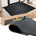 Entrance Mat for Home or Office - 3 x 5 Feet, Carpeted Indoor/Outdoor Entry Mat - Absorbent, Slip Resistant, Low-Profile, Easy to Clean, Rubber Entry Mat - Charcoal
