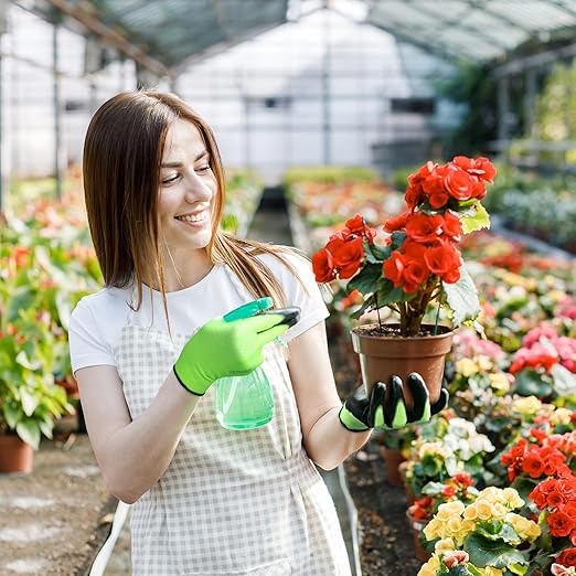 Kebada W1 Work Gloves for Men and Women, PU Coated Safety Gloves with Grip, Touchscreen, Ideal for Warehouse Package Handling, Construction, Gardening, Green X-Large
