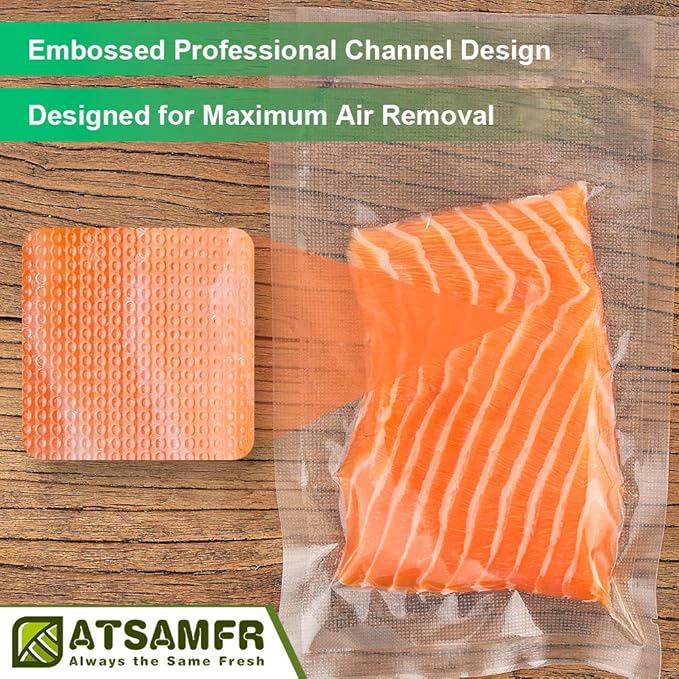 11x50 Rolls 2 Pack Vacuum Sealer Bags Rolls with BPA Free,Heavy Duty,Great for Vac Storage or Sous Vide Cooking