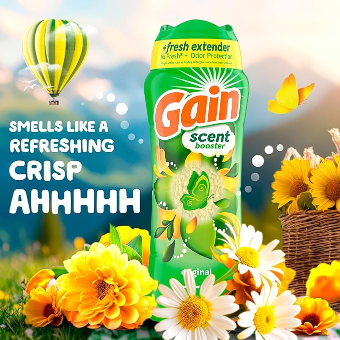Gain Fireworks In-Wash Scent Booster Beads, Original, 12.2 oz