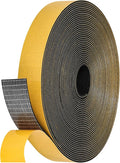 32Feet Weather Stripping Seal (1 Inch X 1/16 Inch) for Door Window, High Density Foam Tape, Soundproofing, Insulation Strip, Door Sealers for Door Frame- Black