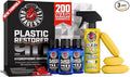 garage bulls Car Plastic Restorer & Hydrophobic Trim Ceramic Coating Kit Car Accessories Long Lasting Coating (3 Pack)