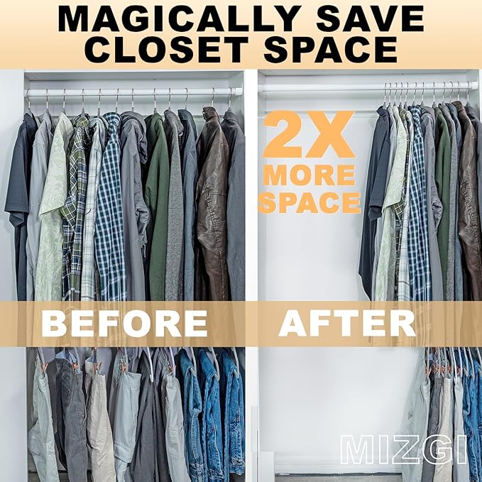 MIZGI 50 Pack Blush Pink Velvet Hangers - No Shoulder Bumps, Heavy Duty Non-Slip Chrome Hooks for Jackets, Coats, Pants