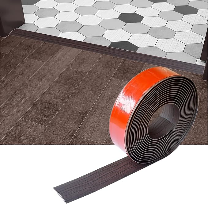 Floor Transition Strip & Self Adhesive Floor Vinyl Floor Edge Trim Laminate Floor Gap Covering Joining Strip