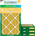 Filterbuy 12x24x2 Air Filter MERV 11 (MPR 1200) Allergen Defense Replacement (4-Pack), Electrostatic Pleated HVAC AC Furnace Filters, Made in USA (Actual Size: 11.38 x 23.38 x 1.75)