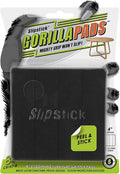 Slipstick GorillaPads Non Slip Furniture Pads/Gripper Feet Floor Protectors (Set of 8) Premium 4 Inch Pre-Scored Self Stick Rubber Stoppers for Furniture Legs
