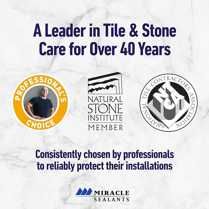 Miracle Sealants Heavy Duty Miracle Grout Cleaner Spray for Natural Stone, Marble, Tile & Grout, Quart