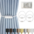 Magnetic Curtain Tiebacks 4 Pack White Curtain Rope Tieback Curtain Holders for Drapes Modern Tie Backs Decorative Curtain Holdbacks