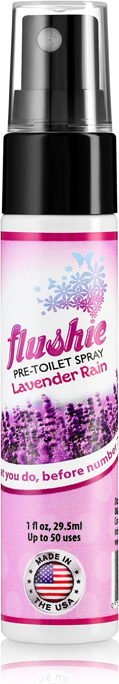 Flushie Pre-Toilet Sprays for Poop Travel Size Toiletries Bathroom Spray for Poop Spray for Toilet Deodorizer Traveling Essentials Poop deodorizer Poop Odor eliminator